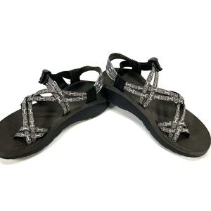 Chaco Black and Gray Women's Sandals Sz 6